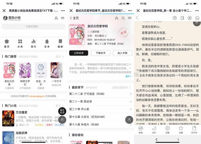 图片[2]-最新PTCMS小说精美多风格四套全新版源码 最新模板-同城资源网